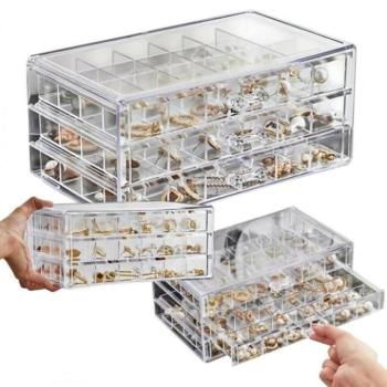 Ékszerdobozok - Átlátszó ékszerdoboz kép