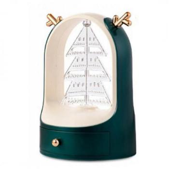 Ékszerdobozok - Ékszerállvány, zöld színben kép