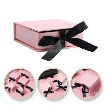 Ékszerdobozok - Rózsaszín ékszerdoboz - 7x7x3,5 cm kép