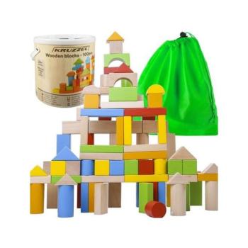 Építő készletek - Fakockák - 100 db kép