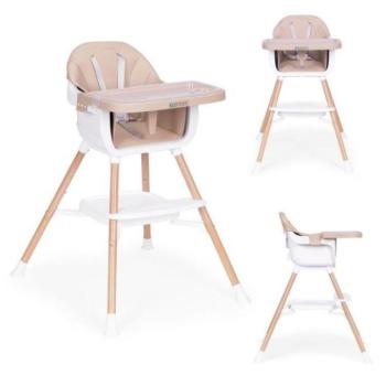 Etetőszékek - Bézs színű 2 az 1-ben etetőszék kép