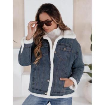 Farmer dzsekik - Női kék farmerdzseki szőrmével TY5172 kép