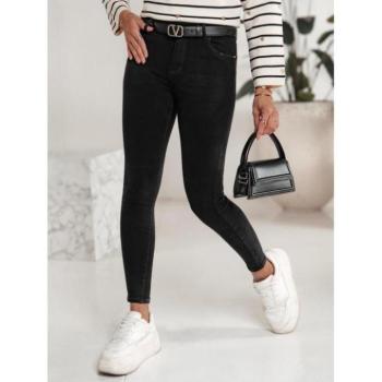 Farmer nadrágok - Fekete női skinny farmer UY2221 kép