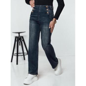 Farmer nadrágok - Kék női magas derekú farmer UY2228 kép