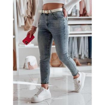 Farmer nadrágok - Női kék színű, magas derekú farmer UY2456 kép