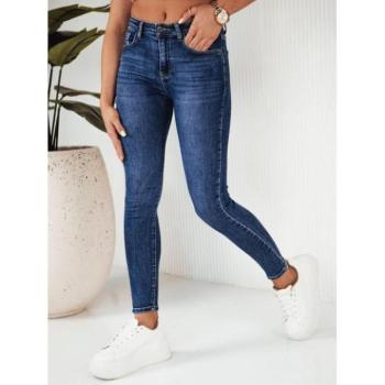 Farmer nadrágok - Női kék színű magas derekú farmer kép