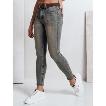 Farmer nadrágok - Női kék színű, skinny farmer övvel UY2810 kép