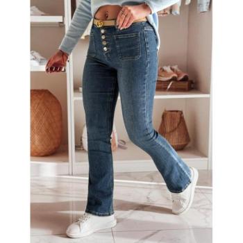 Farmer nadrágok - Női kék színű trapéz farmer UY2493 kép