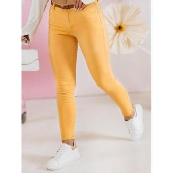 Farmer nadrágok - Női sárga farmer övvel UY2454 kép