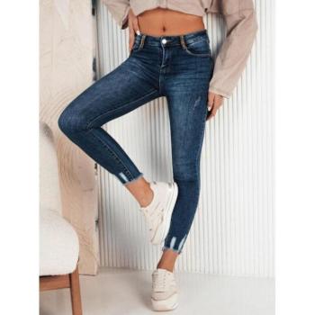 Farmer nadrágok - Női skinny farmer nyers szegéllyel kép