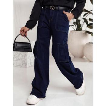 Farmer nadrágok - Női sötétkék cargo farmer UY2243 kép