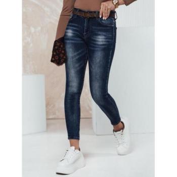 Farmer nadrágok - Női sötétkék farmer övvel UY2317 kép