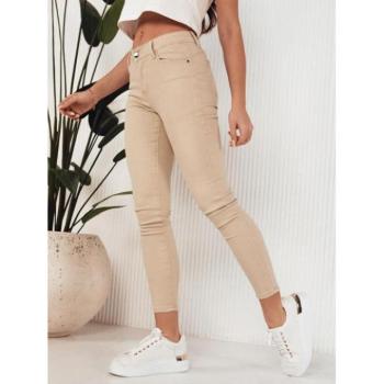 Farmer nadrágok - Női világos bézs push up farmer kép