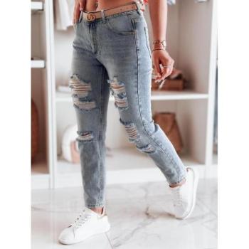 Farmer nadrágok - Női világoskék farmer lyukakkal UY2447 kép