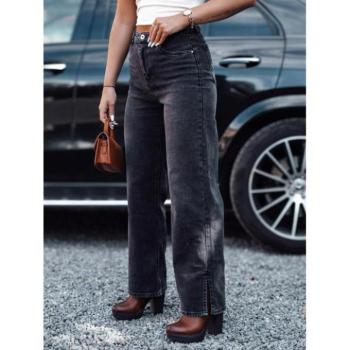 Farmer nadrágok - Széles fekete női farmer UY2209 kép