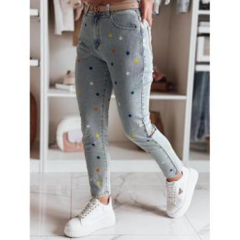 Farmer nadrágok - Világoskék női farmer csillagokkal UY2452 kép