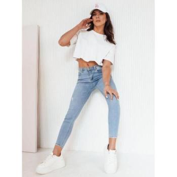 Farmer nadrágok - Világoskék női farmer kopott mintával UY1979 kép