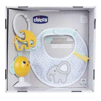 Feeding gift set - Étkezéshez ajándékszett előke-etetőszékjáték-rágóka kép