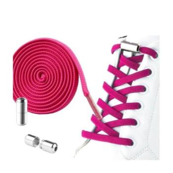 Gyerek cipők - Rózsaszín elasztikus cipőfűző kötés nélkül - 2 db kép