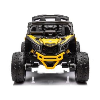 Gyermek elektromos autók - Akkumulátoros 4x4-es autó sárga színben kép