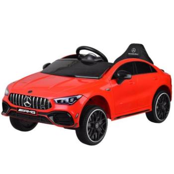 Gyermek elektromos autók - Gyerek piros elektromos autó Mercedes AMG CLA 45s kép