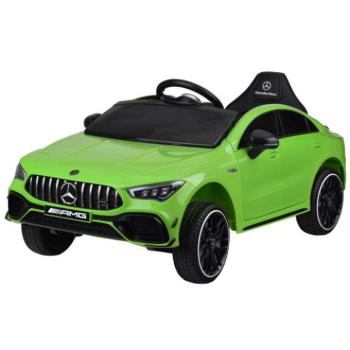 Gyermek elektromos autók - Gyermek zöld elektromos autó Mercedes AMG CLA 45s kép