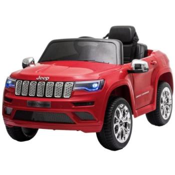 Gyermek elektromos autók - Lakkozott JEEP Cherokee autó, akkumulátorral, piros színben kép