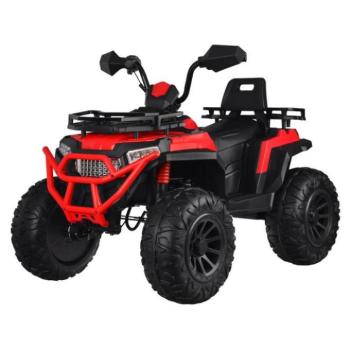 Gyermek elektromos quadok - Nagy piros akkumulátoros 4x4-es gyermek quad kép