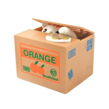 Gyermek perselyek - Zseblámpás persely - cica kép