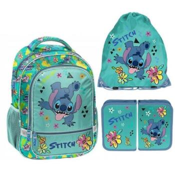Hátizsákok és zsákok - 3 darabos iskolai STITCH készlet hátizsákból, táskából és tolltartóból kép
