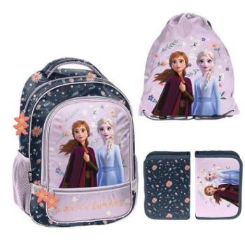 Hátizsákok és zsákok - 3 darabos JÉGVARÁZS iskolai szett hátizsákkal, táskával és tolltartóval kép