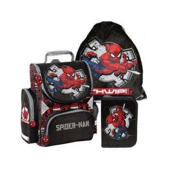 Hátizsákok és zsákok - Fiús SPIDERMAN prémium táska, cipőzsák és tolltartószett kép