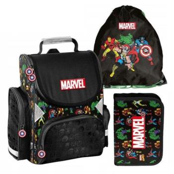 Hátizsákok és zsákok - Iskolai AVENGERS szett prémium iskolatáska, cipőzsák és tolltartó kép