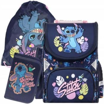 Hátizsákok és zsákok - Lányos prémium iskolai szett - iskolatáska, cipőzsák és tolltartó - LILO és STITCH kép