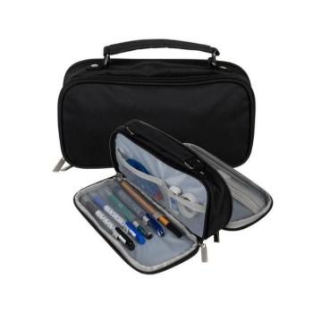 Hátizsákok és zsákok - Nagyméretű tolltartó fekete színben kép