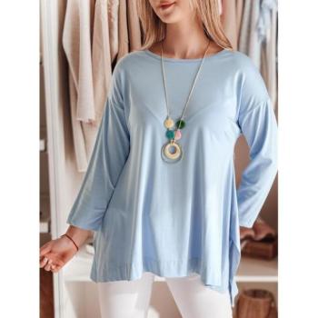 Hosszú ujjú blúzok - Kék színű bő női blúz RY2788 kép