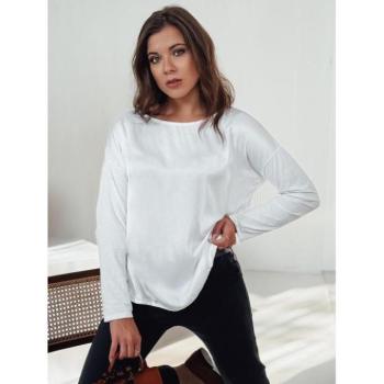 Hosszú ujjú blúzok - Női fehér oversize blúz RY2670 kép