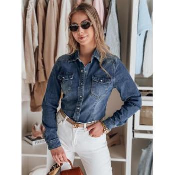 Hosszú ujjú ingek - Női farmering patentokkal DY0468 kép