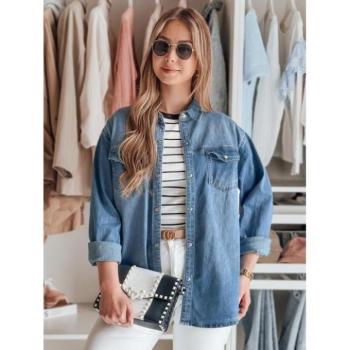 Hosszú ujjú ingek - Női oversize farmering DY0467 kép