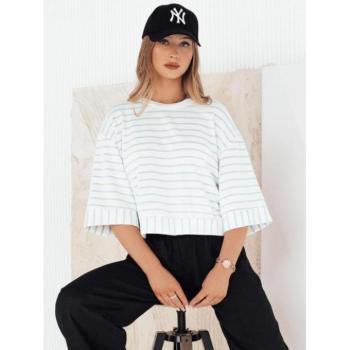 Hosszú ujjú - Kék-fehér bő csíkos póló kép