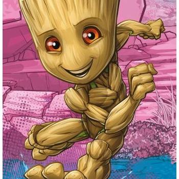 Jerry Fabrics Groot I am Groot fürdőlepedő, 70×140 cm kép