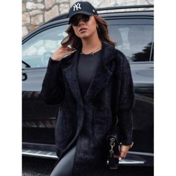 Kabátok és trenchek - Női fekete alpaka kabát NY0669 kép