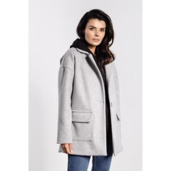 Kabátok és trenchek - Női szürke túlméretezett kabát kép