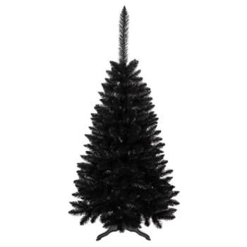 Karácsonyfák - Fekete sűrű karácsonyfa lucfenyő - 150 cm kép