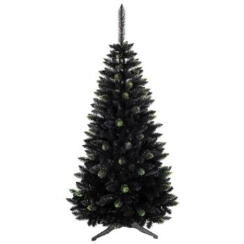 Karácsonyfák - Sűrű fekete lucfenyő karácsonyfa - 220 cm kép