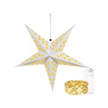 Karácsonyi dekoráció - 3D LED csillag - 60 cm kép