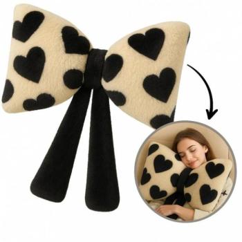 Karácsonyi dekoráció - Bársonypárna nagy masni formájában - 40 x 50 cm kép