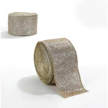 Karácsonyi dekoráció - Csillogó karácsonyi szalag kép