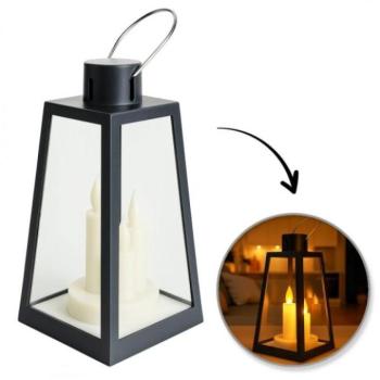 Karácsonyi dekoráció - Dekoratív LED lámpa gyertya utánzattal 11 x 22 cm kép