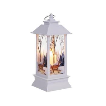 Karácsonyi dekoráció - Fehér LED karácsonyi lámpás kép